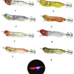 Captain Işıklı Kalamar Zokası 8cm Fukado Squid