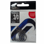 Hayabusa HSOI 230 Delikli Papağan Olta İğnesi 7'li Paket Black Nikel #3/0