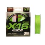 Captain X16 Power PE 16 Örgü Spin İp Misina Bal Mumu Kaplamalı  150mt Light Green