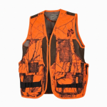 DISCOVERY SİYAH FİLE ORANJ ORMAN DESEN YELEK